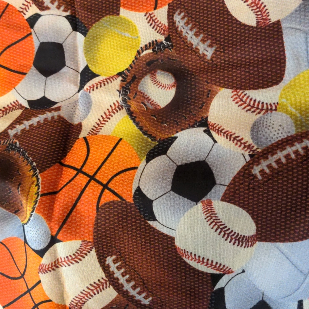Sports Benartex new quilting cotton fabric yardage -soccer, football, basketball